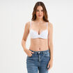 Soutien-gorge push-up microfibre blanc femme