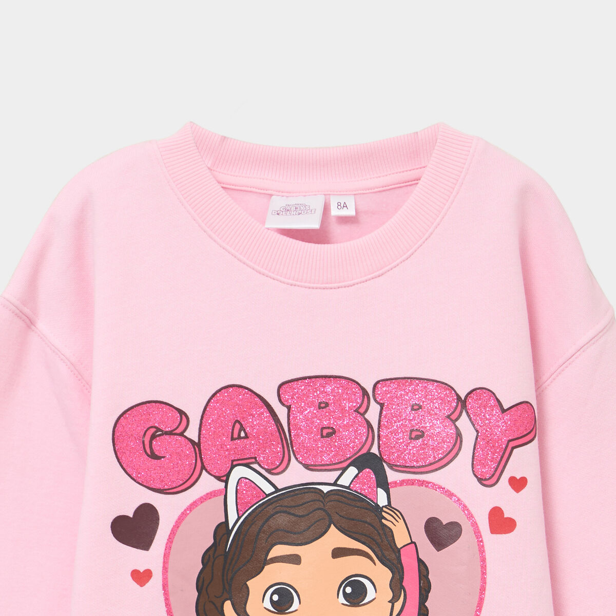 Sweat Gabby et la maison magique rose clair fille