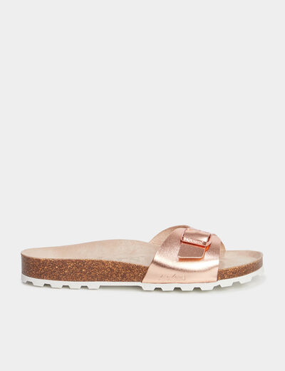 Mules Kickers Kickeyra rose femme