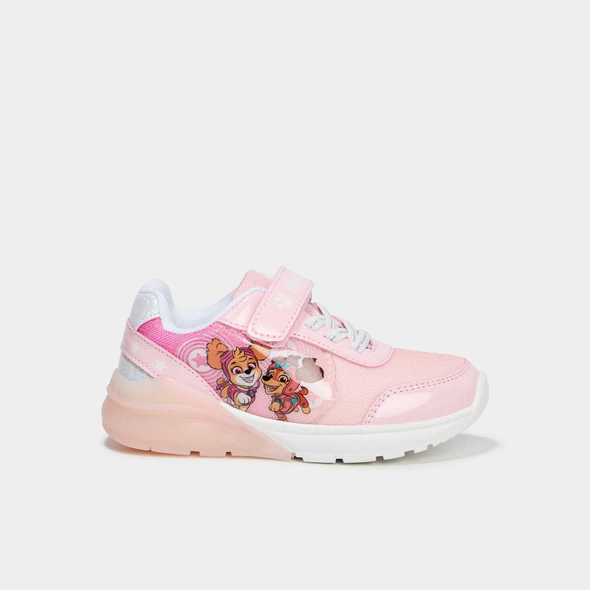 Baskets running lumineuses Paw Patrol rose fille