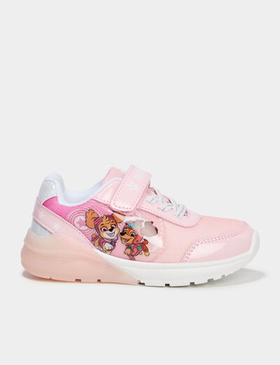 Baskets running lumineuses Paw Patrol rose fille