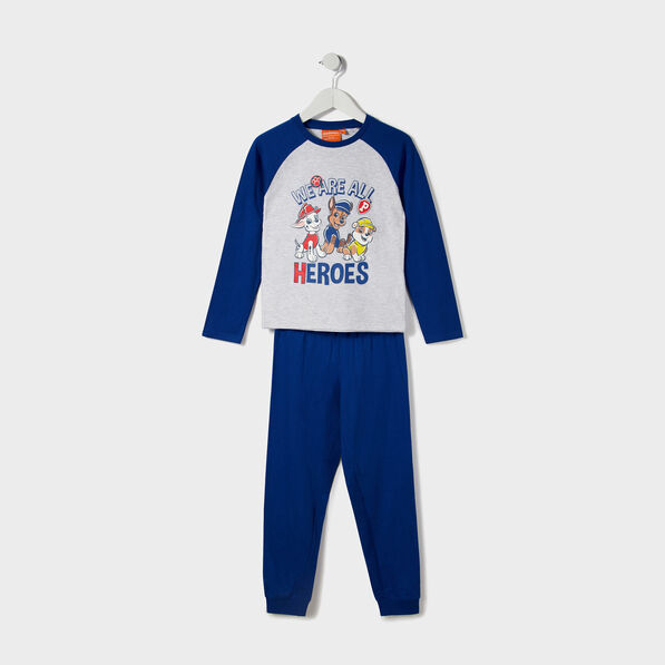 Ensemble pyjama coton Paw Patrol bleu garçon