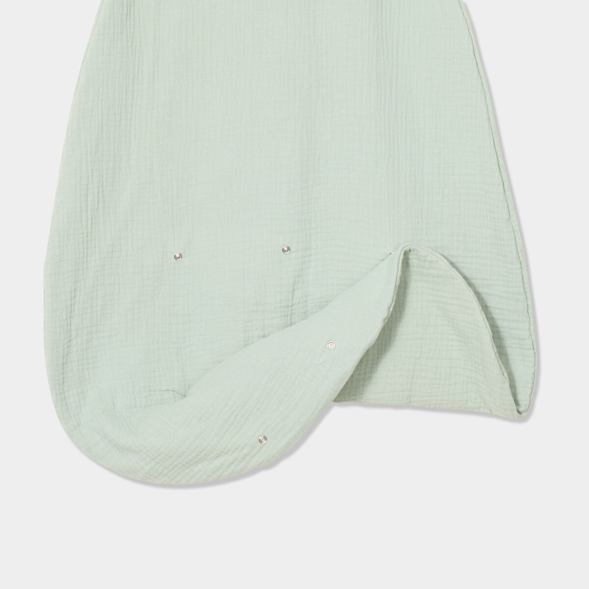 Gigoteuse gaze de coton ajustable TOG 1 vert clair b&eacute;b&eacute;