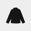 Sweat polaire col camionneur noir mixte