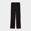 Pantalon de pyjama droit fluide noir femme