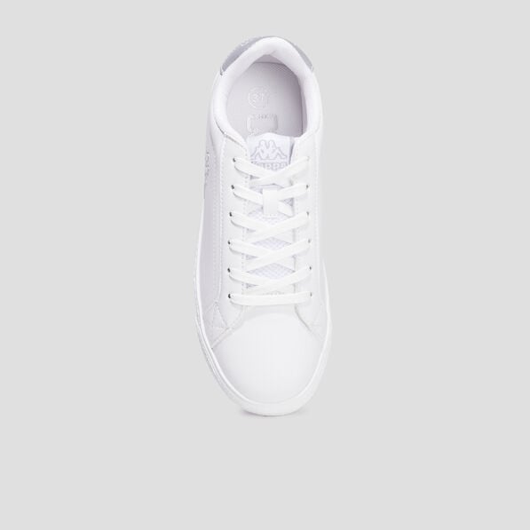 tennis basses a lacets kappa astridawo blanc femme Tennis basses à lacets Kappa Astridawo blanc femme