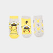 Lot 3 paires chaussettes Pok&eacute;mon Pikachu multicolore gar&ccedil;on