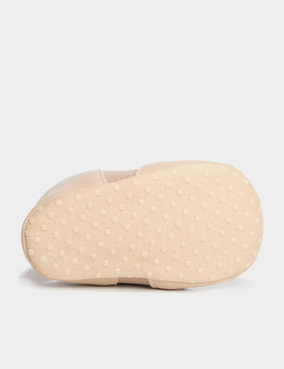 Bottillons layette sable bébé fille