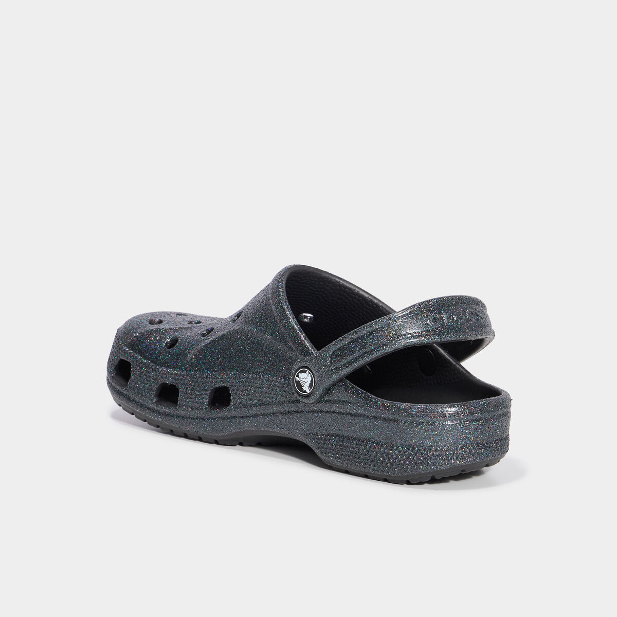 Sabots de plage paillettes multicolore femme