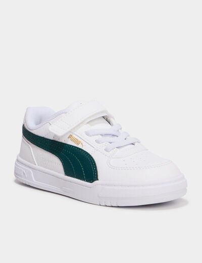 Baskets &agrave; scratchs Caven III Puma vert &eacute;meraude gar&ccedil;on