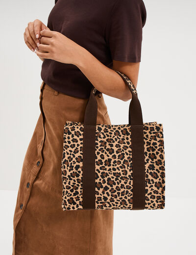 Sac &agrave; main avec bandouli&egrave;re sable femme