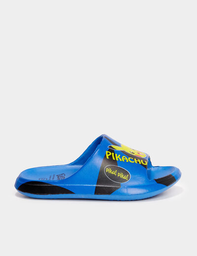 Claquettes Pokémon Pikachu bleu garçon