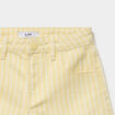 Short ajust&eacute; 5 poches coton jaune fille