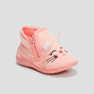 Chaussons bottillons rose b&eacute;b&eacute; fille