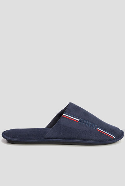 Chaussons mules Creeks bleu marine homme