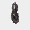 Sandales en cuir Liberto noir femme