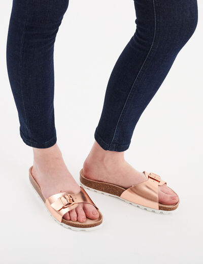 Mules Kickers Kickeyra rose femme