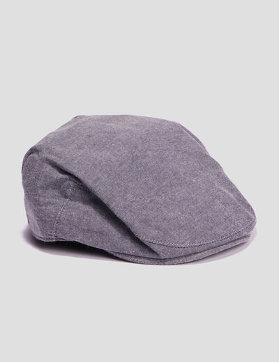 Casquette anglaise gris homme