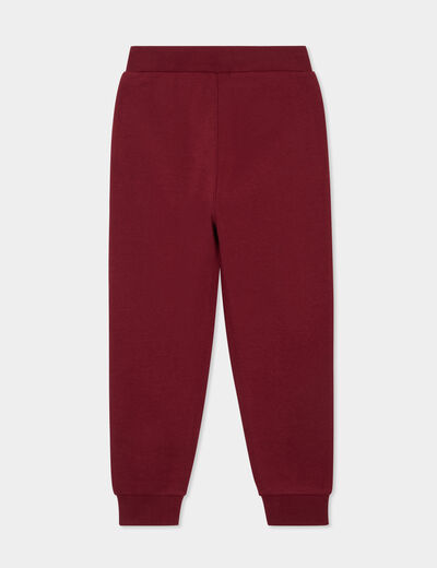 Pantalon de jogging regular bordeaux garçon