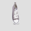 Tennis montantes &agrave; lacets Creeks gris argent femme
