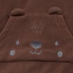 Ensemble effet polaire sweat et pantalon marron fonc&eacute; b&eacute;b&eacute; gar&ccedil;on