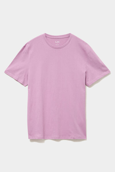 T-shirt droit en coton manches courtes parme homme