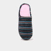 Chaussons mules lavables Isotoner vert turquoise femme