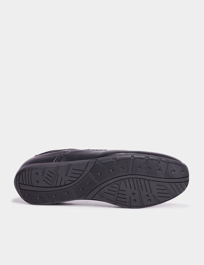 Derbies effet similicuir noir homme