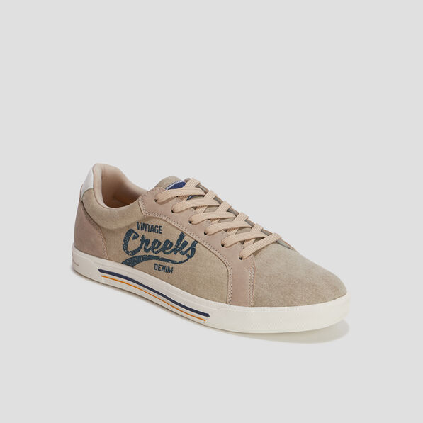 Tennis à lacets Creeks sable homme