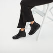 Bottines compensées noir femme