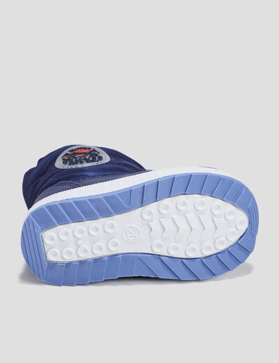 Bottes de neige cordon de resserrage bleu marine bébé garçon