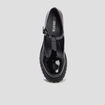 Loafers salomé vernies crantées Liberto noir femme