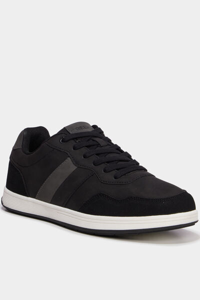 Baskets &agrave; lacets gris homme