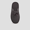 Chaussons mules petits coeurs noir femme