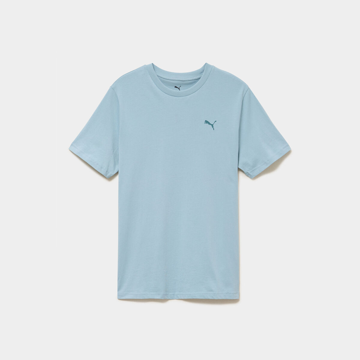 T-shirt manches courtes coton Puma vert &eacute;meraude homme