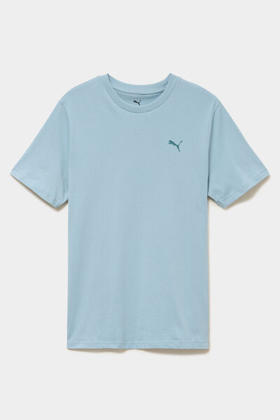 T-shirt manches courtes coton Puma vert &eacute;meraude homme
