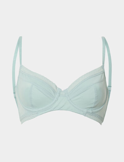 Soutien-gorge emboîtant vert clair femme