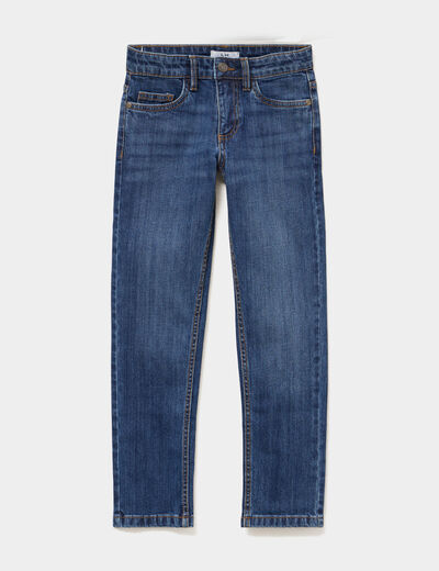 Jeans slim 5 poches denim stone gar&ccedil;on