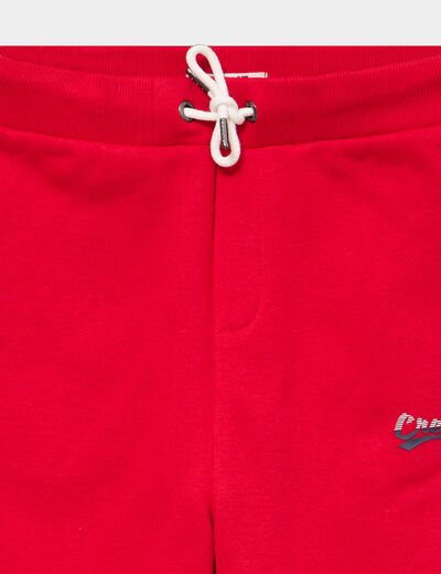 Pantalon de jogging regular rouge gar&ccedil;on