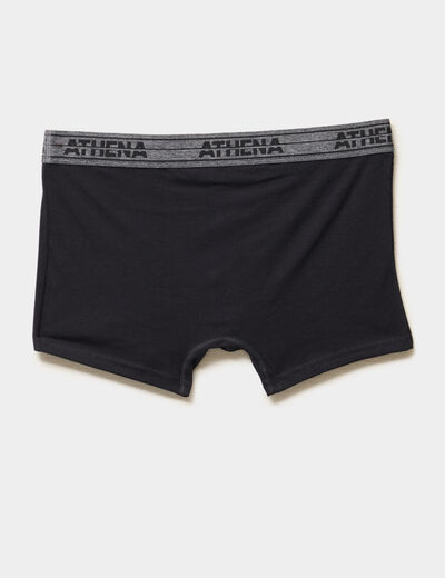 Lot 4 boxers coton stretch Athena bleu homme
