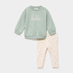 Ensemble sweat et legging ecru b&eacute;b&eacute; fille