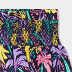 Short ample fluide taille élastiquée bleu marine fille