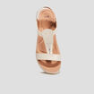 Sandales avec strass sable femme