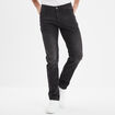 Jean stretch coupe slim denim noir homme