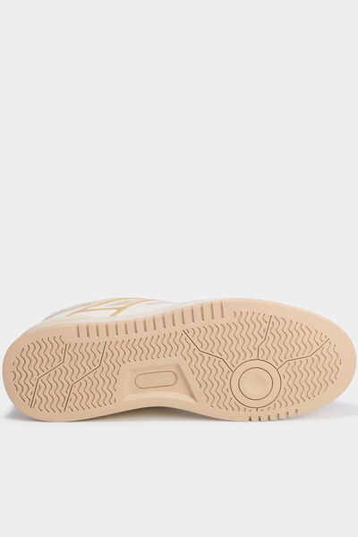 Tennis basses &agrave; lacets sable homme