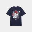 T-shirt manches courtes coton Avengers bleu marine homme