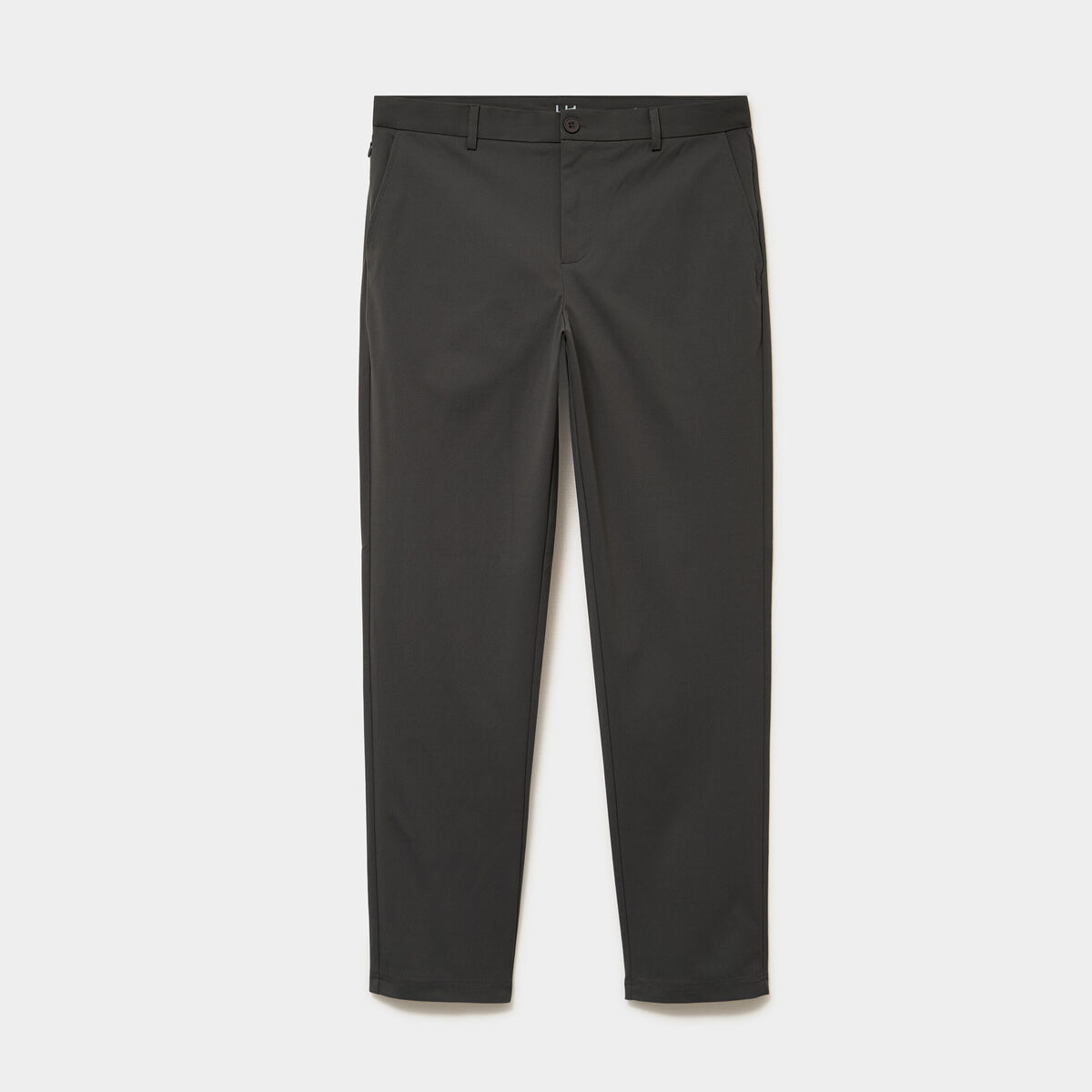 Pantalon chino slim sans repassage vert fonc&eacute; homme