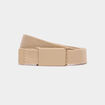 Ceinture fine effet toile sable gar&ccedil;on