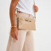 Sac pochette en bandoulière couleur or femme