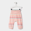 Pantalon à taille élastiquée blanc bébé fille